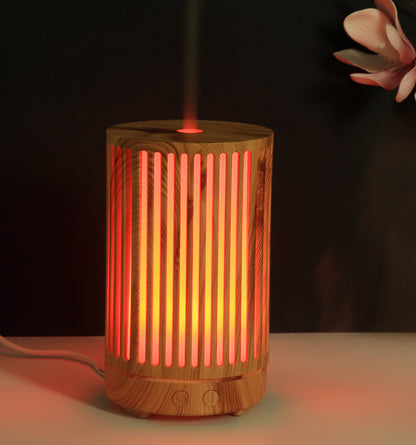 Creative 100ml Wood Grain Humidifier Aroma Diffuser