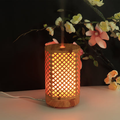 Creative 100ml Wood Grain Humidifier Aroma Diffuser