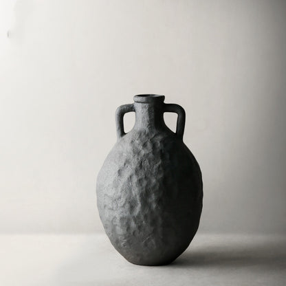 Handgemachte Keramikvase Wabi-sabi-Stil Retro-Look